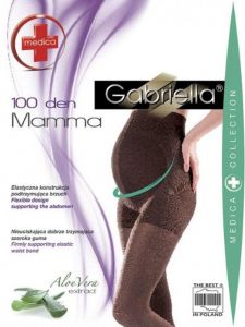 Rajstopy ciążowe grube MAMMA 100 DEN
