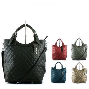 Torebka damska Jennifer Jones Shopper Bag Pikowana - 5 kolorów