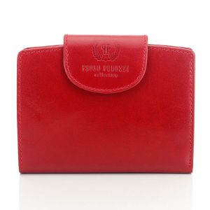 Czerwony portfel damski Paolo Peruzzi Rosso 033PP