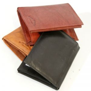 Skórzane portfele  męskie w 3 kolorach v3